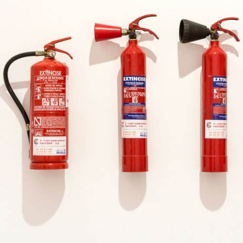 ISI marked fire extinguisher for home and office safety