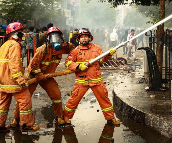 Fire safety equipment installed in commercial building – ensure safety and compliance