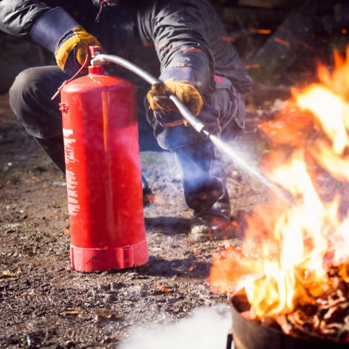 ISI Marked Fire Extinguisher