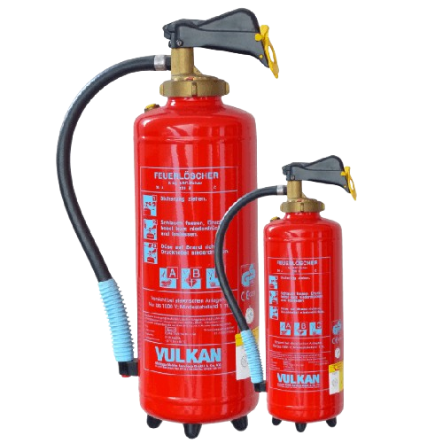 Refilled fire extinguisher ready for immediate use during emergencies